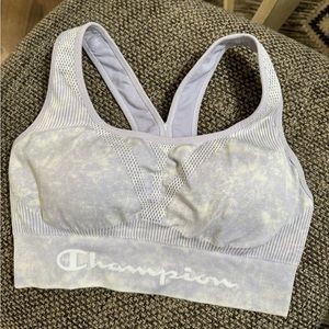 Champion Sports Bra Small , Purple / White